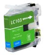 Picture of Compatible LC-101C High Yield Cyan Inkjet Cartridge (600 Yield)
