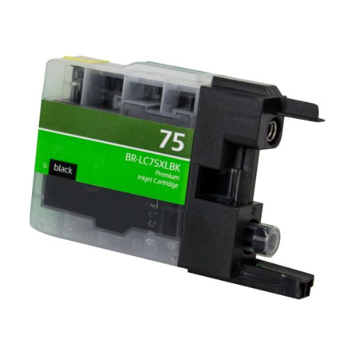 Picture of Compatible LC-75XLBK High Yield Black Inkjet Cartridge (600 Yield)