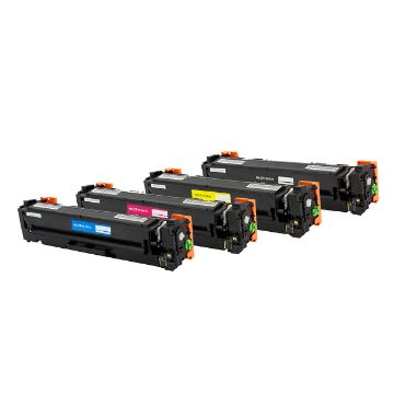 Picture of Compatible HP 410A (CF410A CF411A CF412A CF413A) Toner Cartridge, Black 2.3K Yield, Color 2.3K Yield, 4 Cartridge Value Pack