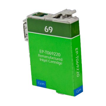 Picture of Compatible T069220 (Epson 69) Cyan Inkjet Cartridge (350 Yield)