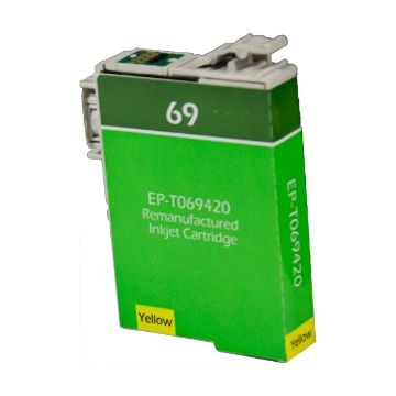 Picture of Compatible T069420 (Epson 69) Yellow Inkjet Cartridge (350 Yield)