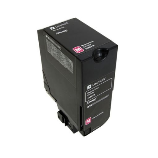 Picture of Lexmark 24B6718 Magenta Laser Toner Cartridge (13000 Yield)