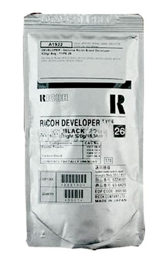 Picture of Ricoh 888190 (Type 26) Black Developer (300000 Yield)