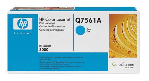 Picture of HP Q7561A (HP 314A) Cyan Toner Cartridge (3500 Yield)