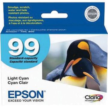 Picture of Epson T099520 (Epson 99) Light Cyan Inkjet Cartridge (500 Yield)