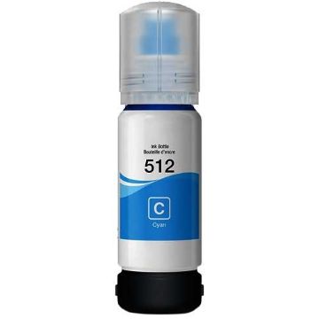 Picture of Compatible T512220-S (Epson T512) Cyan Ink Bottle (5000 Yield)