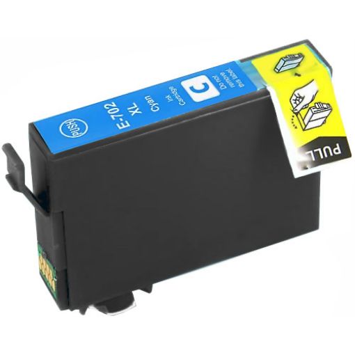 Picture of Compatible T702xl220 (Epson 702XL) Ultra High Yield Cyan Ink Cartridge (950 Yield)