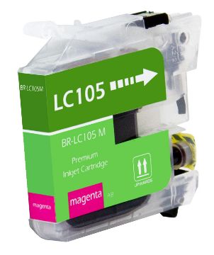 Picture of Compatible LC-105M Extra High Yield Magenta Ink Cartridge (1200 Yield)