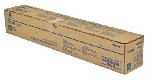 Picture of Konica Minolta A3VX431 (TN-620C) Cyan Toner Cartridge (70000 Yield)