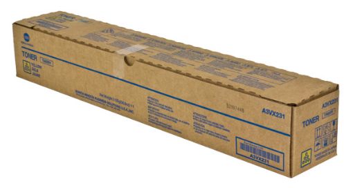 Picture of Konica Minolta A3VX231 (TN-620Y) Yellow Toner Cartridge (64000 Yield)