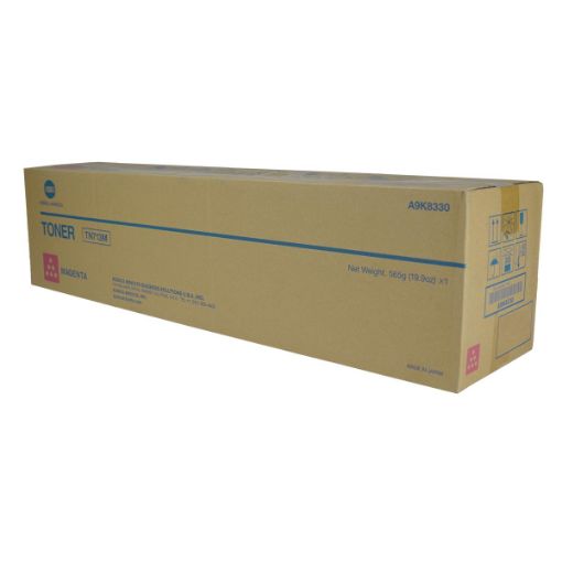 Picture of Konica Minolta A9K8330 (TN713M) Magenta Toner Cartridge (33200 Yield)