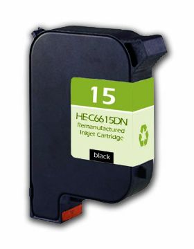 Picture of Compatible C6615DN (HP 15) Black Inkjet Cartridge (600 ml)