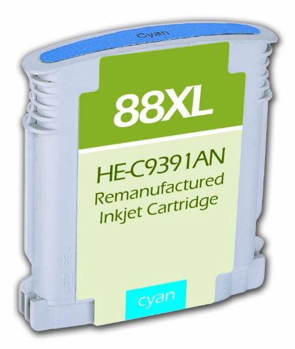 Picture of Compatible C9386AN (HP 88) High Yield Cyan Inkjet Cartridge (1540 Yield)