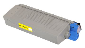 Picture of Compatible 43866101 High Yield Yellow Toner Cartridge (11500 Yield)