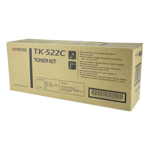 Picture of Kyocera Mita 1T02HJCUS0 (TK522C) Cyan Toner (4000 Yield)