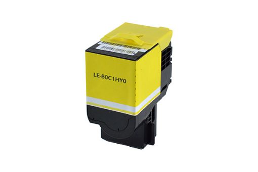 Picture of Compatible 80C1HY0 High Yield Yellow Toner Cartridge (3000 Yield)