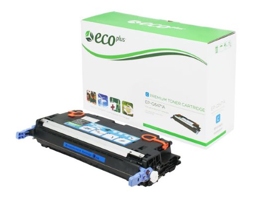 Picture of EcoPlus Remanufactured 2577B001AA (CRG-117C) Cyan Toner (4000 Yield)