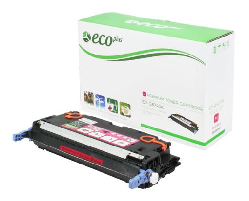 Picture of EcoPlus Remanufactured 2576B001AA (CRG-117M) Magenta Toner (4000 Yield)