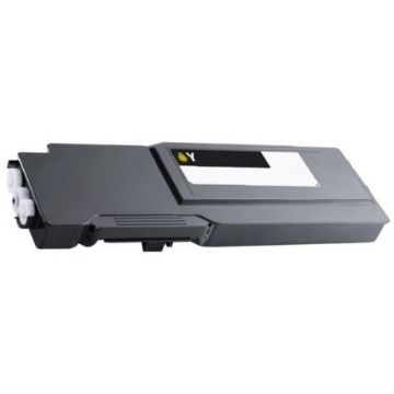Picture of Compatible 47J73 (593-BBZY) Extra High Yield Yellow Toner Cartridge (9000 Yield)