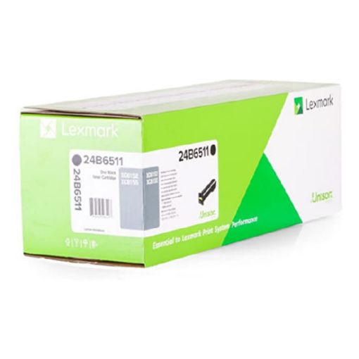 Picture of Lexmark 24B6511 Extra High Yield Black Toner Cartridge (25000 Yield)