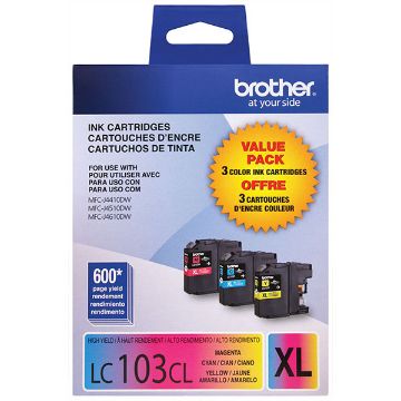 Picture of Brother LC-1033PKS High Yield Ink Cartridges (Combo Pack)
