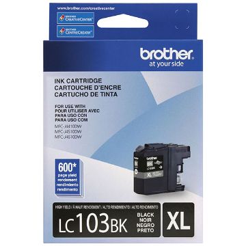 Picture of Brother LC-103BK High Yield Black InkJet Ink