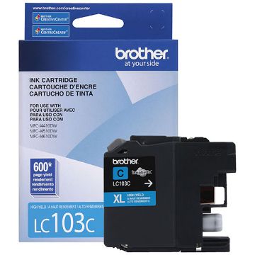Picture of Brother LC-103C High Yield Cyan InkJet Ink
