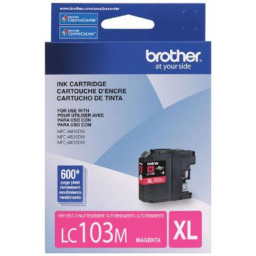 Picture of Brother LC-103M High Yield Magenta InkJet Ink
