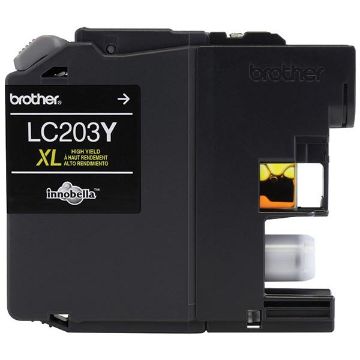 Picture of Brother LC-203Y High Yield Yellow Inkjet Cartridge