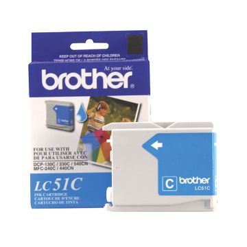 Picture of Brother LC-51C Cyan Inkjet Cartridge