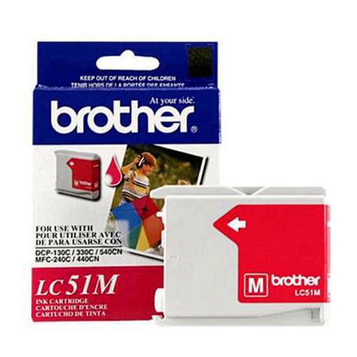 Picture of Brother LC-51M Magenta Inkjet Cartridge