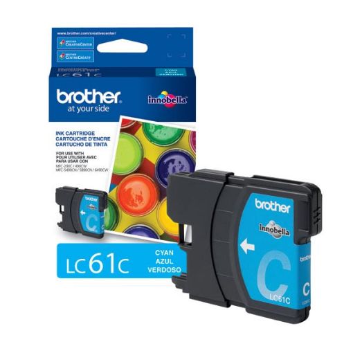 Picture of Brother LC-61C Cyan Inkjet Cartridge