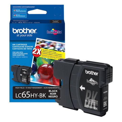 Picture of Brother LC-65HYBK Black Inkjet Cartridge