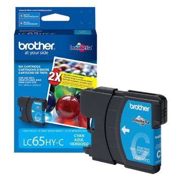 Picture of Brother LC-65HYC Cyan Inkjet Cartridge