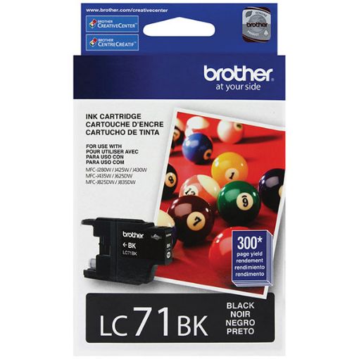 Picture of Brother LC-71BK Black Ink Cartridge