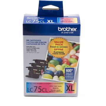 Picture of Brother LC-753PKS High Yield Color Ink Ink Cartridge (Combo Pack)