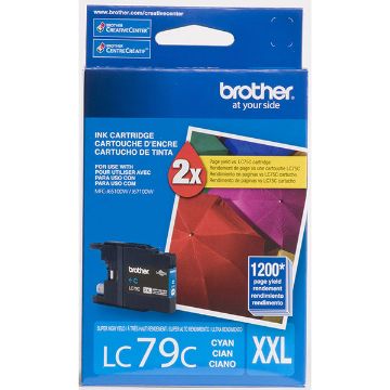 Picture of Brother LC-79C Extra High Yield Cyan Inkjet Cartridge