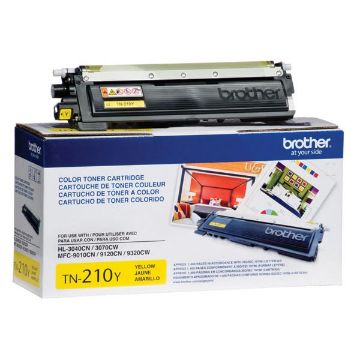 Picture of Brother TN-210Y Yellow Toner Cartridge
