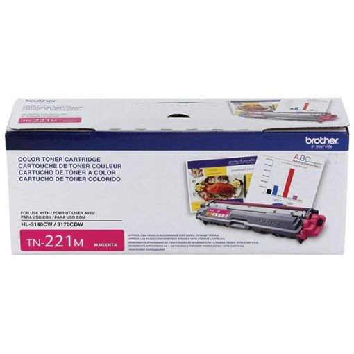 Picture of Brother TN-221M Magenta Toner Cartridge