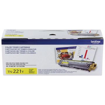 Picture of Brother TN-221Y Yellow Toner Cartridge