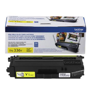 Picture of Brother TN-336y High Yield Yellow Toner Cartridge