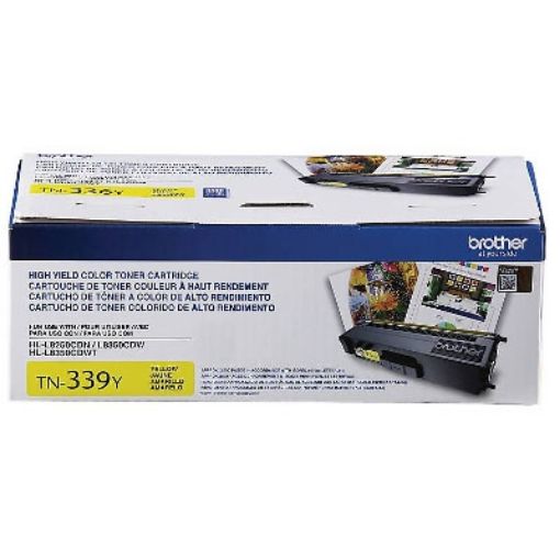 Picture of Brother TN-339Y Extra High Yield Yellow Toner Cartridge