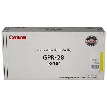 Picture of Canon 1657B004AA (GPR-28) Yellow Toner Printer Cartridge