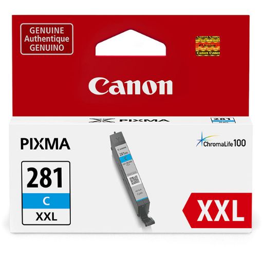 Picture of Canon 1980C001 (CLI-281 XXL) Super High Yield Cyan Ink Tank