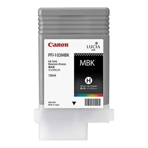 Picture of Canon 2211B001AA (PFI-103MBK) Matte Black Pigment Inkjet Cartridge