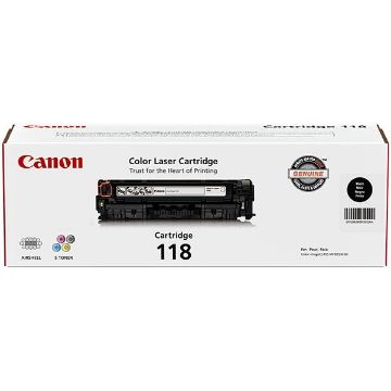 Picture of Canon 2662B001AA (Canon 118) Black Laser Toner Cartridge