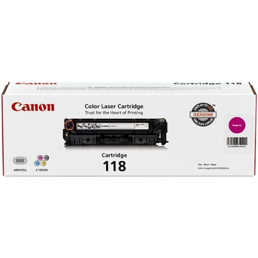 Picture of Canon 2660B001AA (Canon 118) Magenta Laser Toner Cartridge