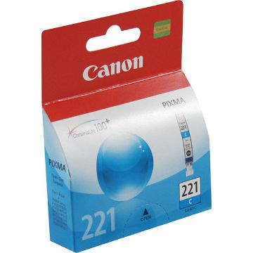 Picture of Canon 2947B001 (CLI-221C) Cyan Inkjet Cartridge