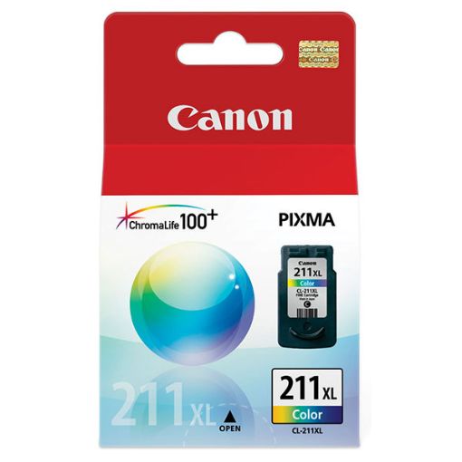 Picture of Canon 2975B001 (CL-211XL) High Yield Color Ink Cartridge