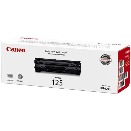 Picture of Canon 3484B001AA (CRG-125) Black Toner Cartridge